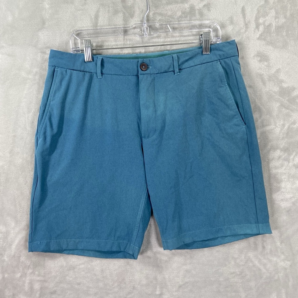 Holderness & Bourne Shorts Mens 34 Chino 9" Inseam Tailored Fit Performance Golf